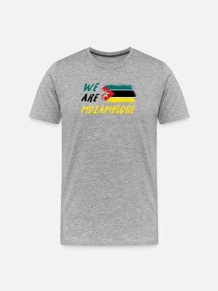 We are Mozambique - Men's Premium Organic T-Shirt - heather grey