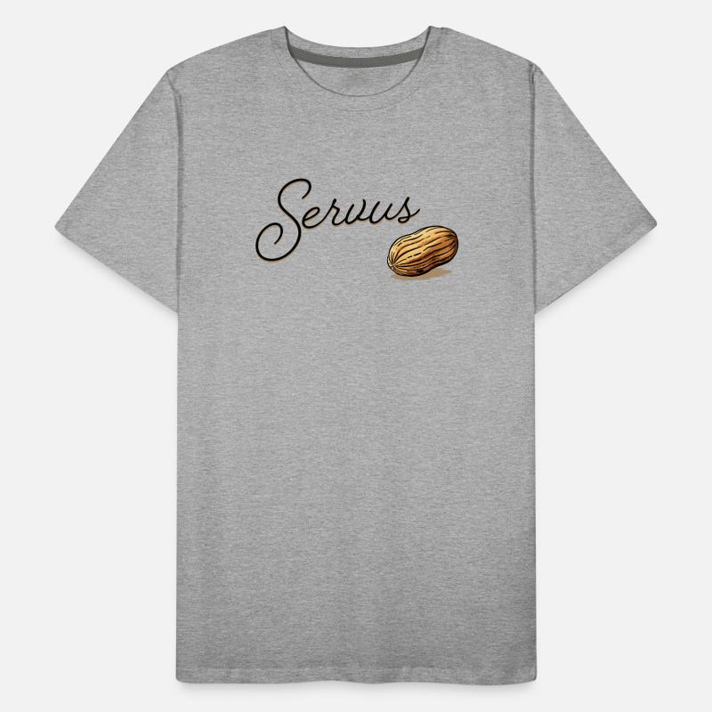 Serius Mandel Script Design Männer Premium Bio T-Shirt