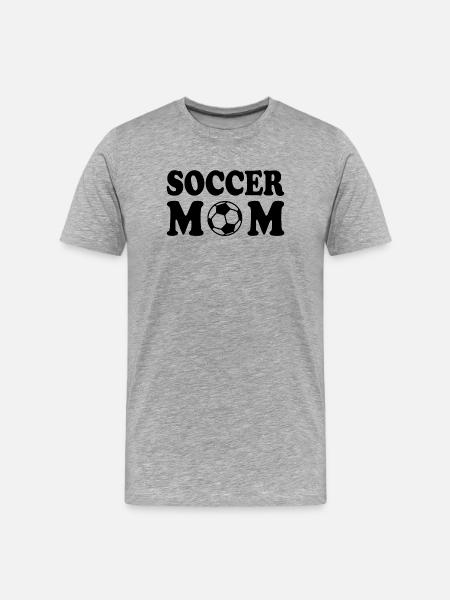 Soccer mom - Men's Premium Organic T-Shirt - heather grey
