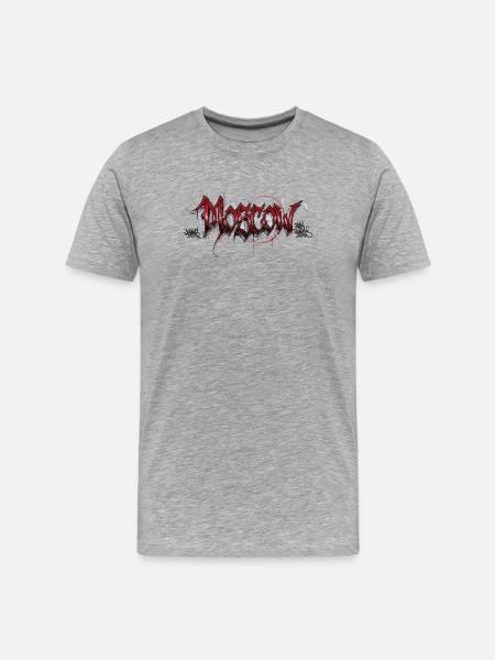 Moscou - T-shirt bio Premium Homme - gris chiné