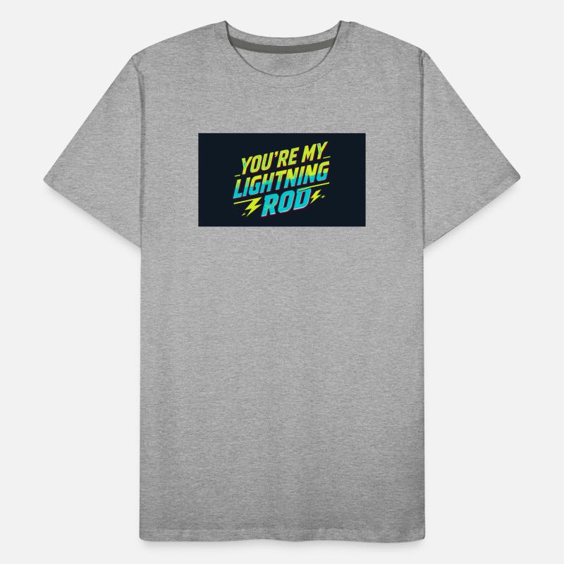 Du bist mein Blitzableiter Männer Premium Bio T-Shirt