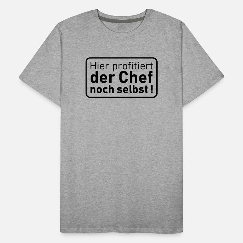 le patron lui-même T-shirt bio Premium Homme