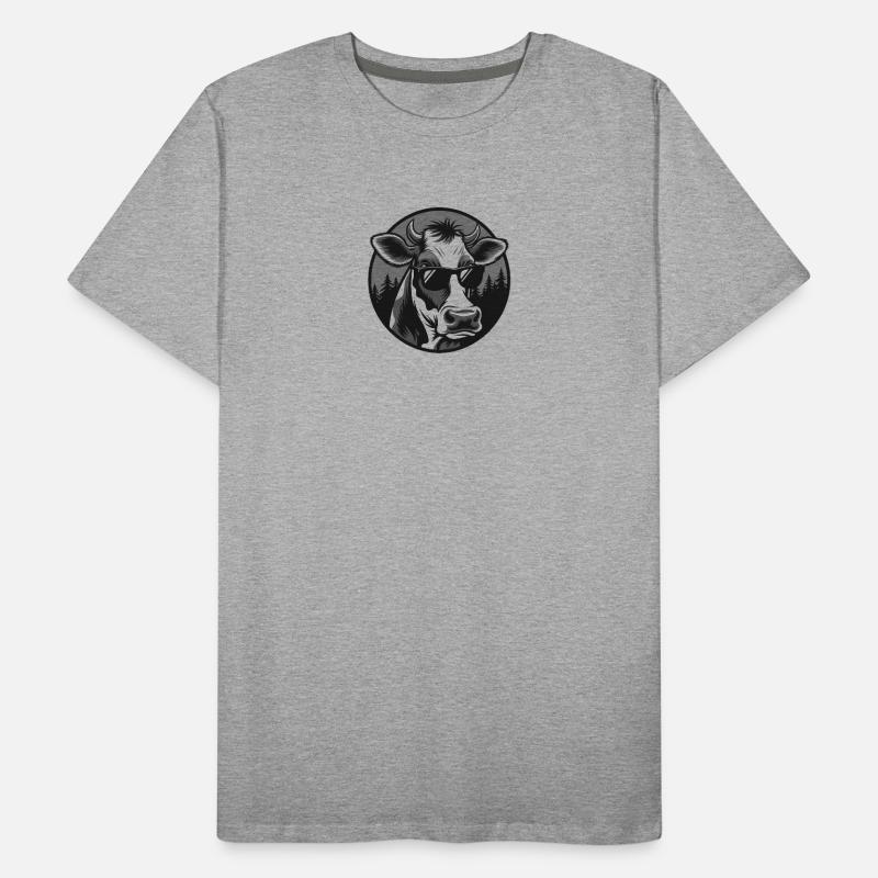 Cow Really Cool Men's Premium Organic T-Shirt