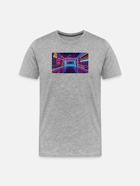 Dance Room - Men's Premium Organic T-Shirt - heather grey