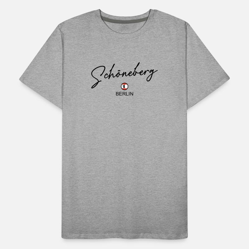 Schöneberg - Drapeau de Berlin - Ours de Berlin T-shirt bio Premium Homme
