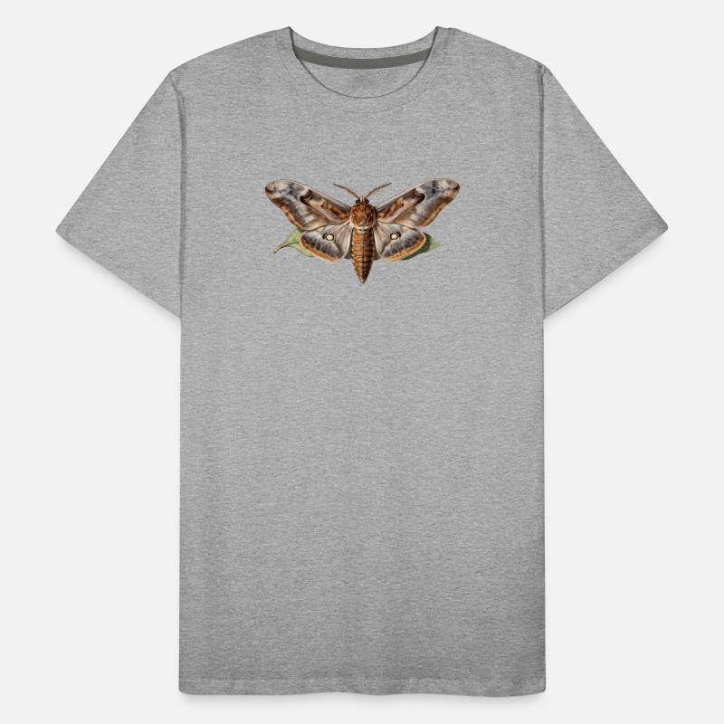 Grand sphinx nocturne - Agrius convolvuli T-shirt bio Premium Homme