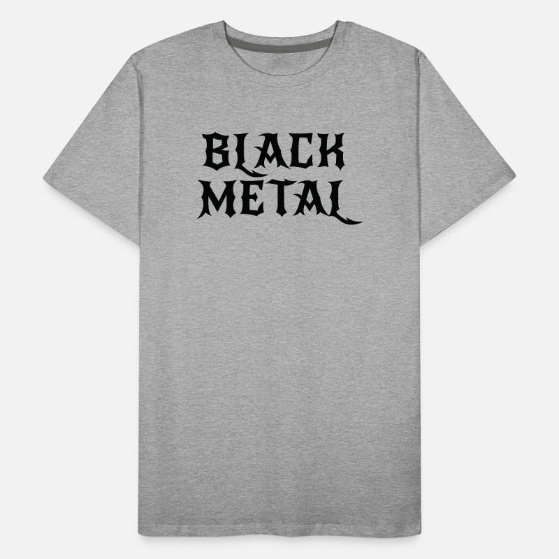 Conception du logo Black Metal T-shirt bio Premium Homme