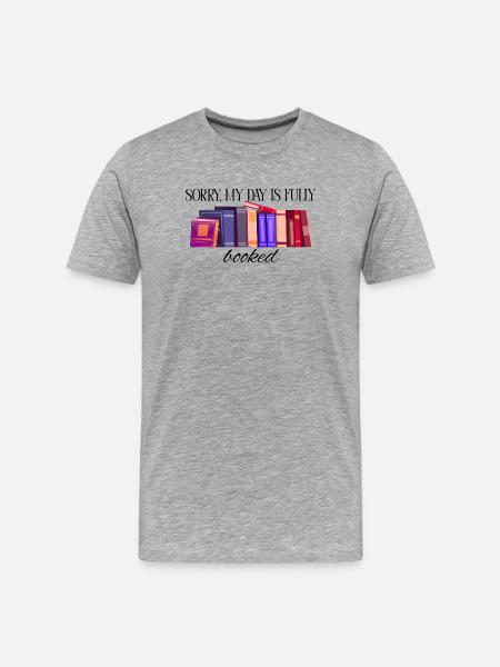 My weekend is fully booked - Men's Premium Organic T-Shirt - heather grey