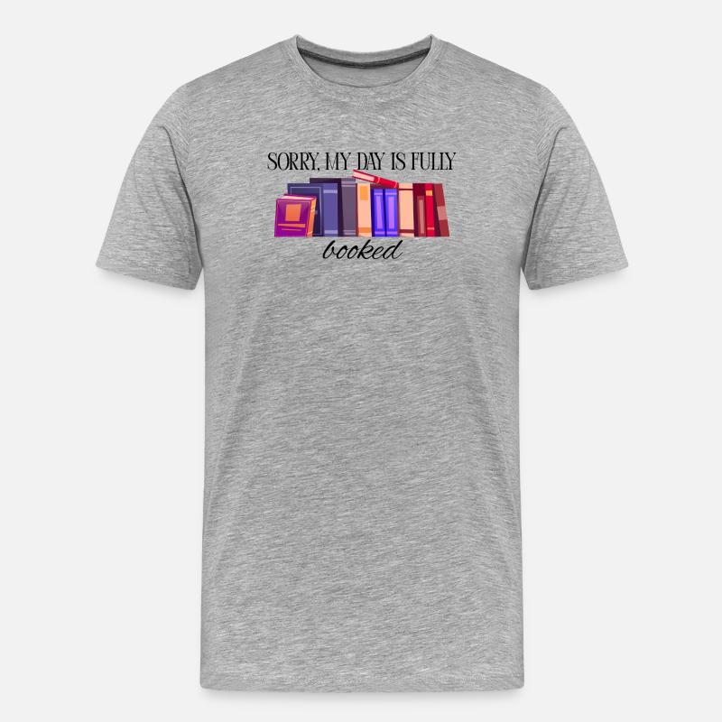 Mon week-end est complet - T-shirt bio Premium Homme - gris chiné