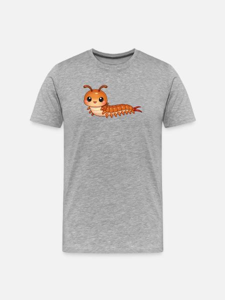 Millipedes - Men's Premium Organic T-Shirt - heather grey