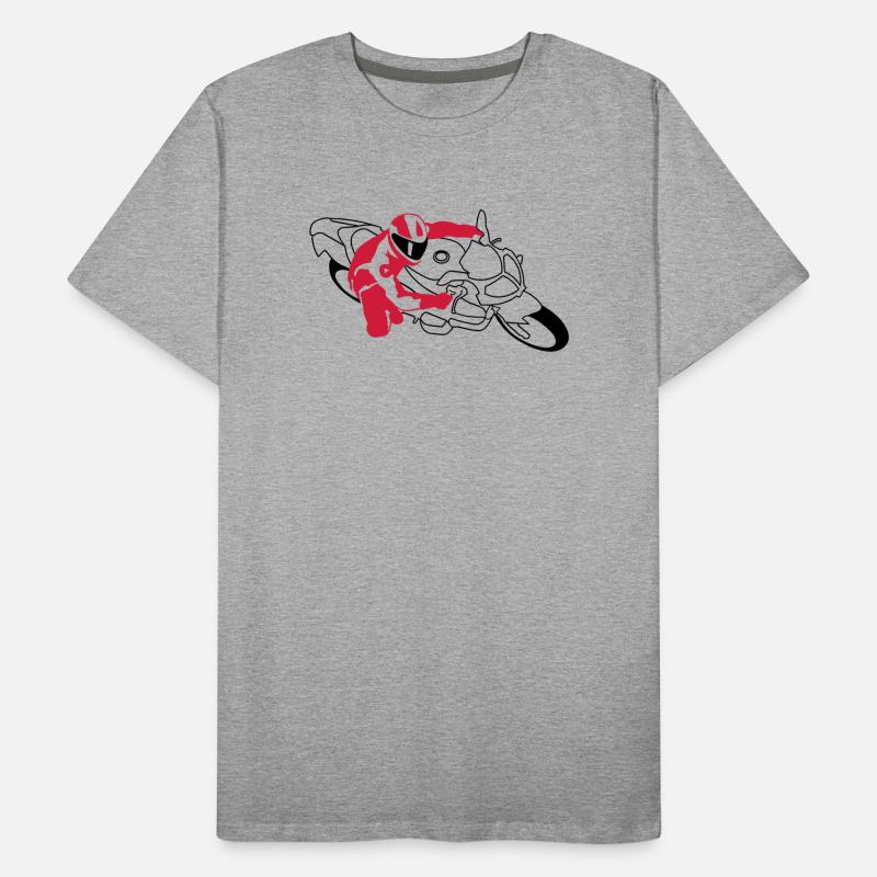 Motorrad Männer Premium Bio T-Shirt