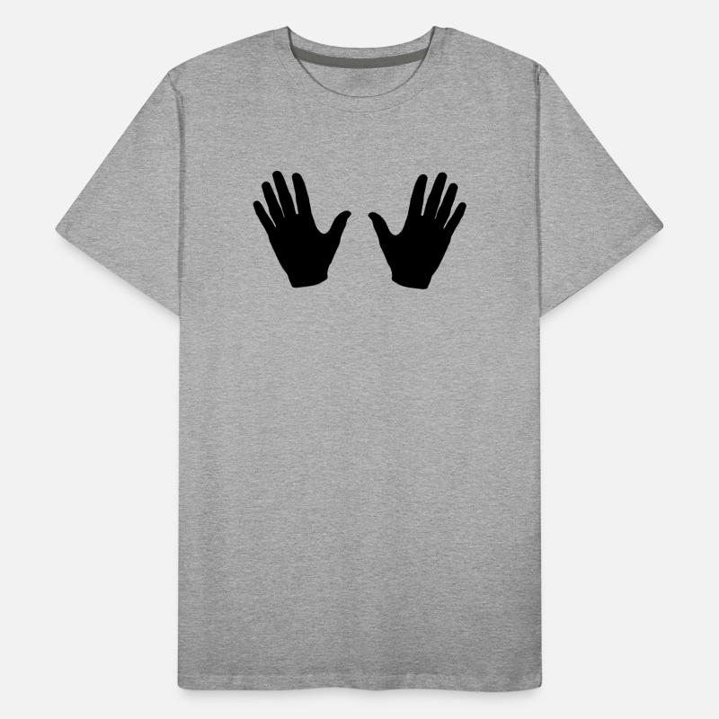 Hands Men's Premium Organic T-Shirt
