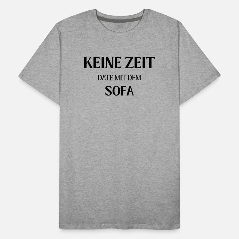 Pas le temps – rendez-vous avec le canapé T-shirt bio Premium Homme