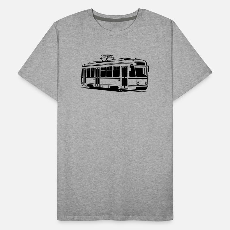 Straßenbahn Männer Premium Bio T-Shirt