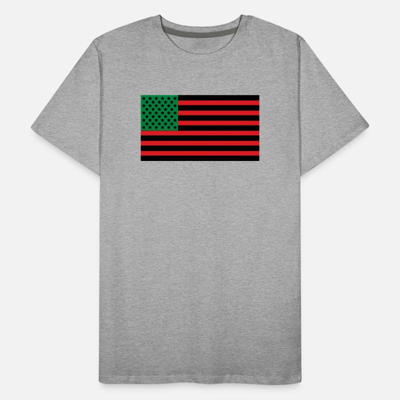 Drapeau afro-américain T-shirt bio Premium Homme