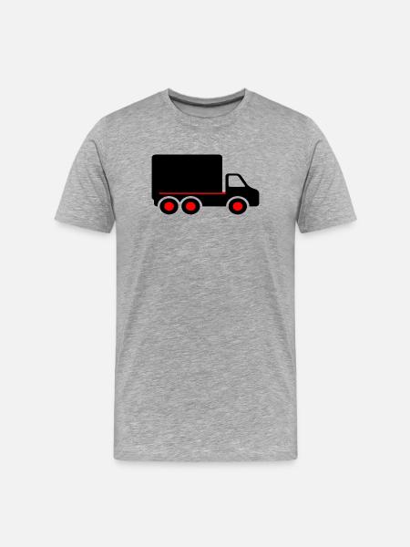 camion - T-shirt bio Premium Homme - gris chiné