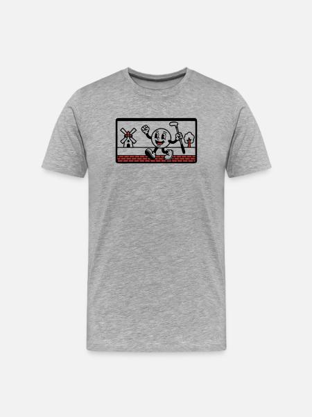Minigolf Bahn Windmühle Freizeitpark Team - T-shirt bio Premium Homme - gris chiné