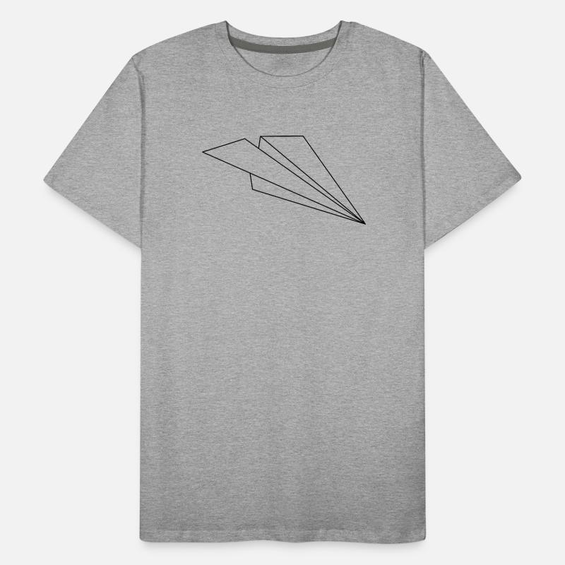 Papierflieger Männer Premium Bio T-Shirt