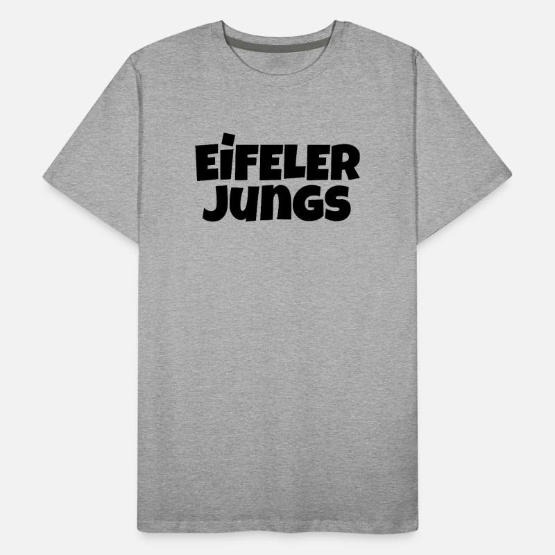 Eifel boys (black) men from the Eifel Men's Premium Organic T-Shirt