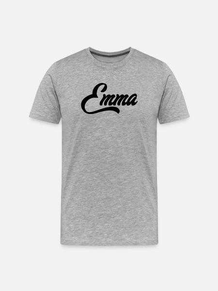 Emma Nom - T-shirt bio Premium Homme - gris chiné