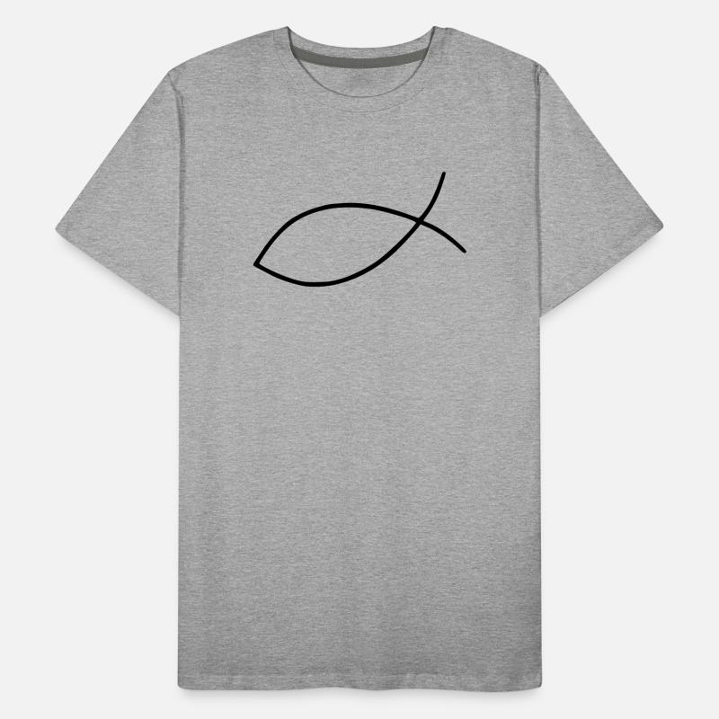 Fish Men's Premium Organic T-Shirt