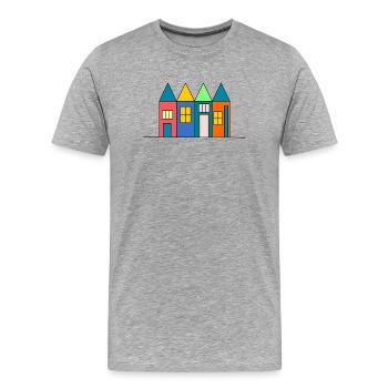 Jahrestag. Jubiläumsdekade. Humor. komisch - Männer Premium Bio T-Shirt - Grau meliert - Vorne - Damien (186cm)