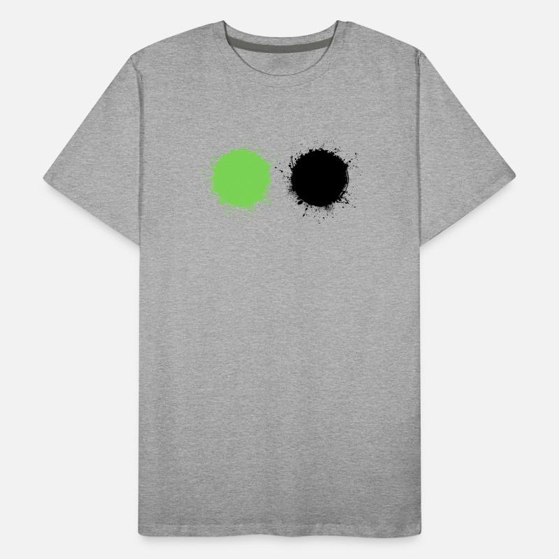 blanc vert T-shirt bio Premium Homme