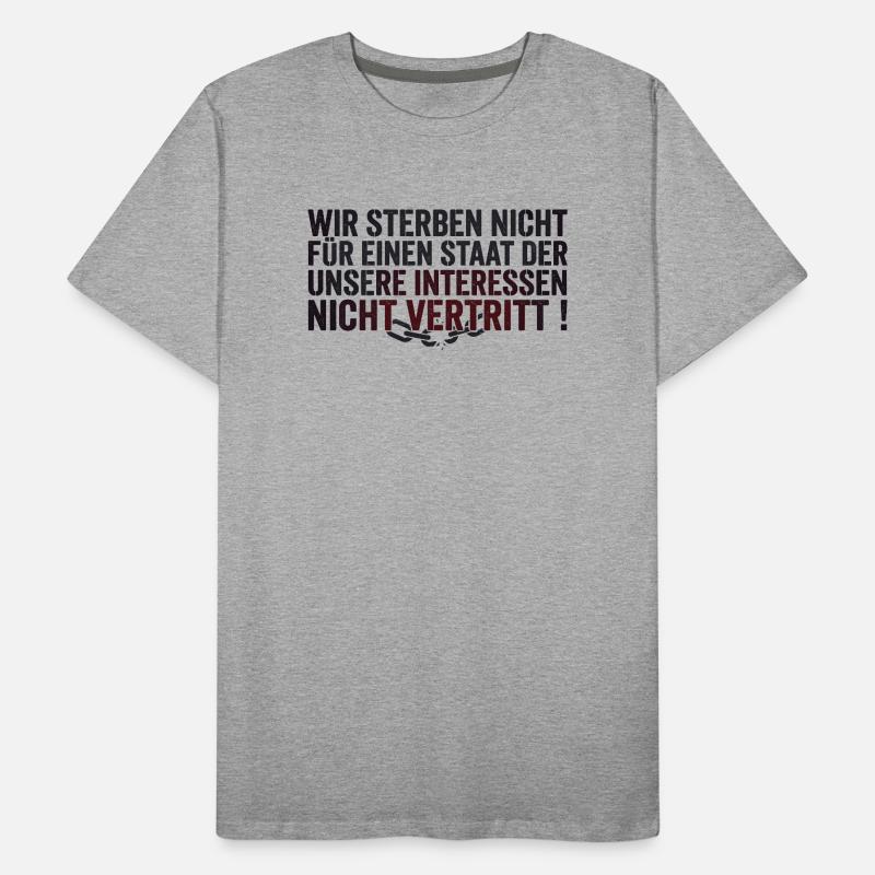 Déclaration de protestation T-shirt bio Premium Homme