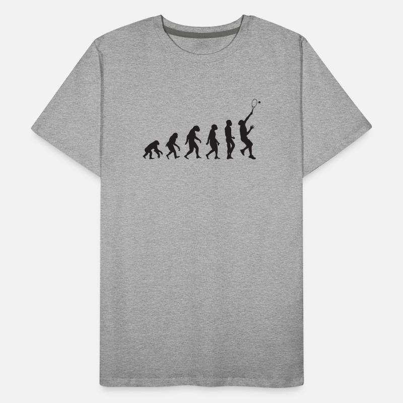 Tennis Evolution Men's Premium Organic T-Shirt