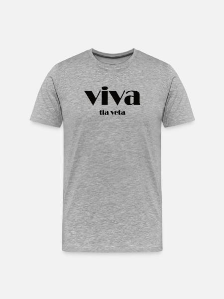 viva tia veta - Men's Premium Organic T-Shirt - heather grey