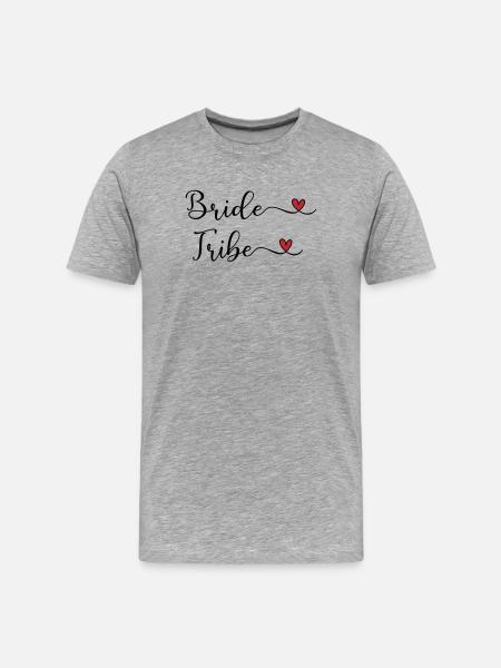 Bride Tribe - Men's Premium Organic T-Shirt - heather grey