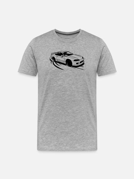 Dérive - T-shirt bio Premium Homme - gris chiné