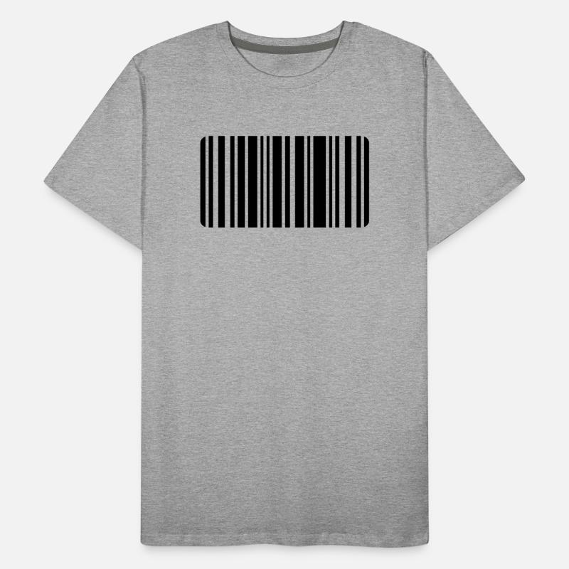 code barre T-shirt bio Premium Homme