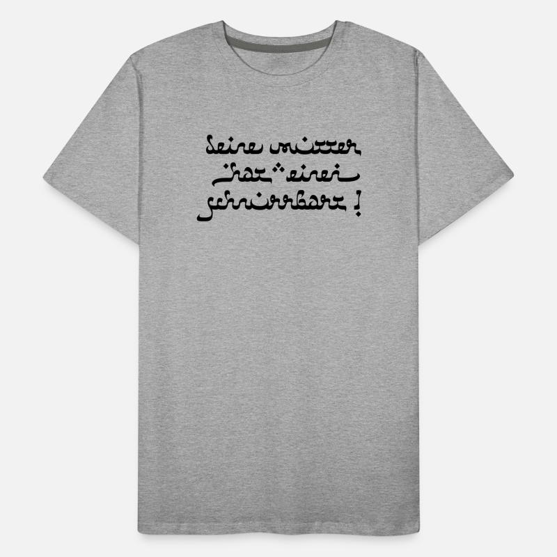 Votre mère a une moustache! T-shirt bio Premium Homme