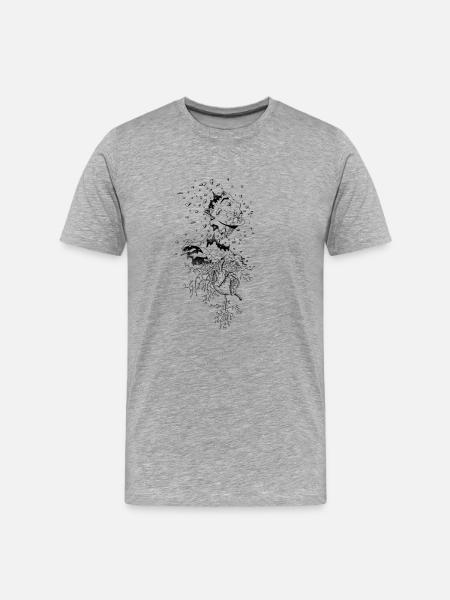 Dust to dust - Men's Premium Organic T-Shirt - heather grey