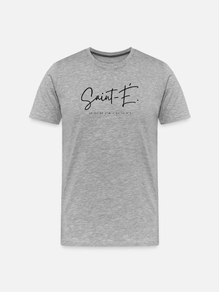 Saint-étienne - gift - hollywood - Men's Premium Organic T-Shirt - heather grey
