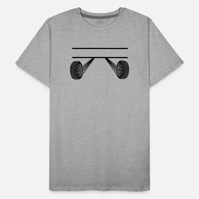 Bannière de nom de course automobile 4 T-shirt bio Premium Homme