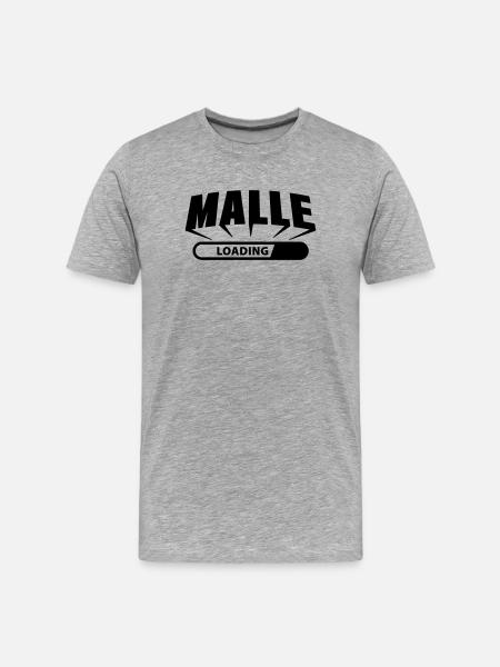Malle loading - Men's Premium Organic T-Shirt - heather grey