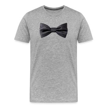 noeud papillon noeud papillon pour costume de carnaval costume de carnaval - T-shirt bio Premium Homme - gris chiné - Devant - Damien (186cm)