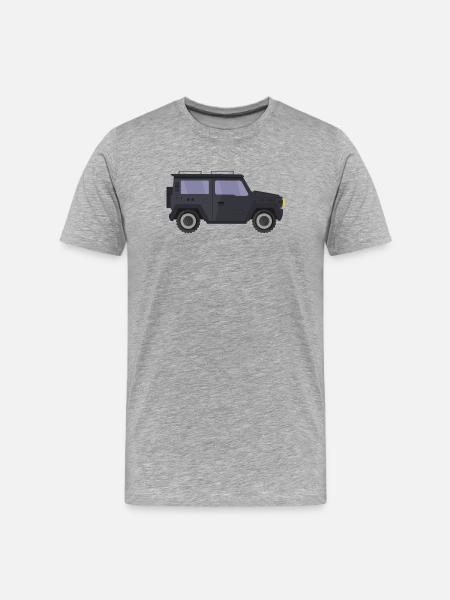 Jeep - T-shirt bio Premium Homme - gris chiné