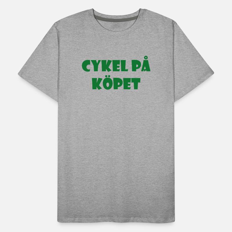 Bicycle in the Bargain – Conception de texte T-shirt bio Premium Homme