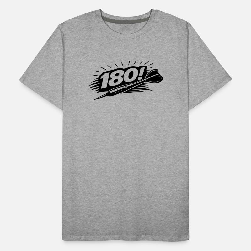 Darts 180 Dart Men's Premium Organic T-Shirt