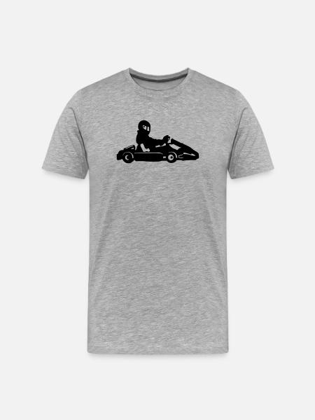 Karting - Men's Premium Organic T-Shirt - heather grey