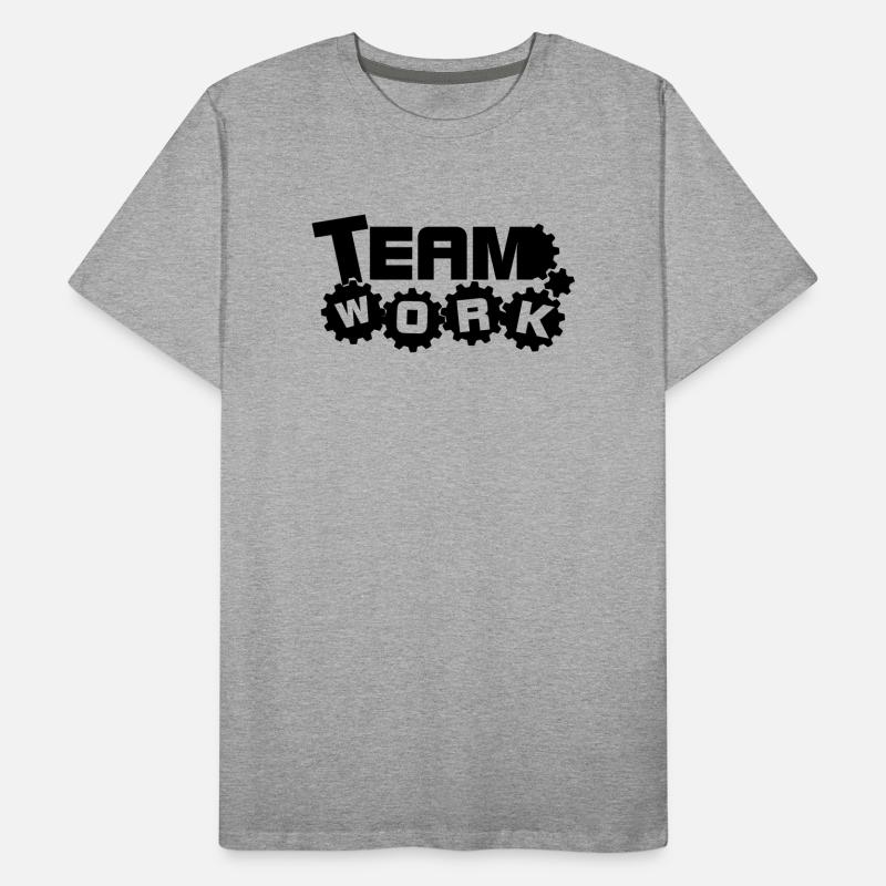 Teamwork 1 Men's Premium Organic T-Shirt