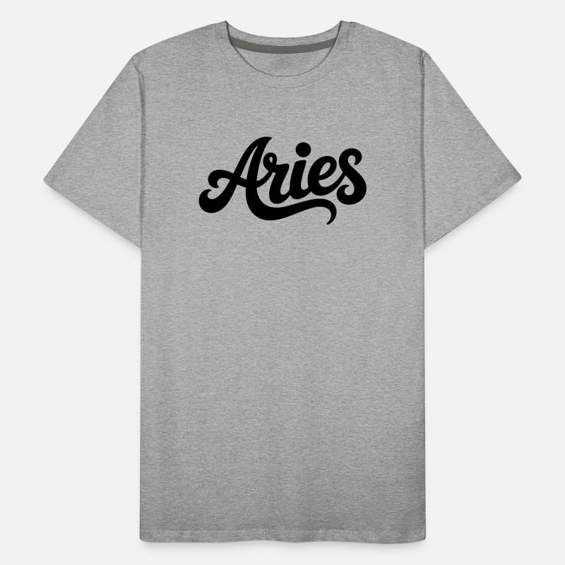 Bélier - Conception du signe du zodiaque T-shirt bio Premium Homme