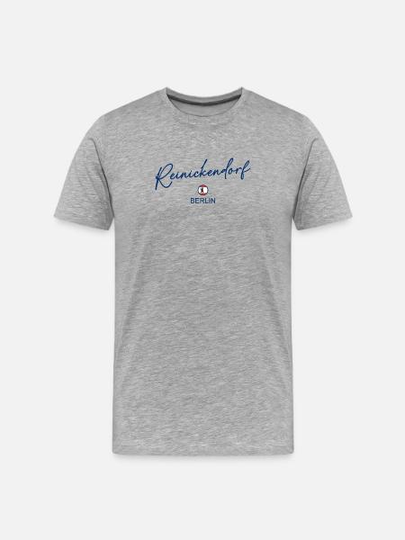 Reinickendorf - Berlin Flag - Berlin Bear - Men's Premium Organic T-Shirt - heather grey