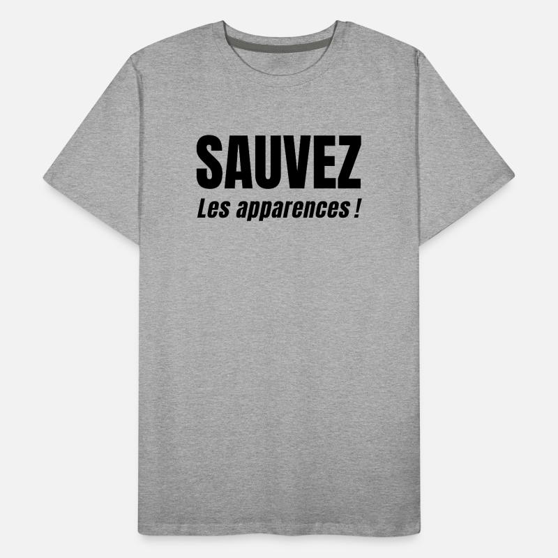 SAVE APPEARANCES! Men's Premium Organic T-Shirt