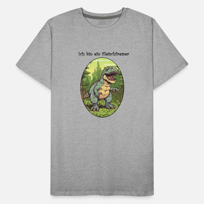 Ich bin ein Fleischfresser Männer Premium Bio T-Shirt