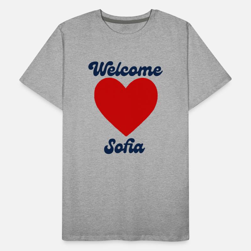 Sofia willkommen Männer Premium Bio T-Shirt