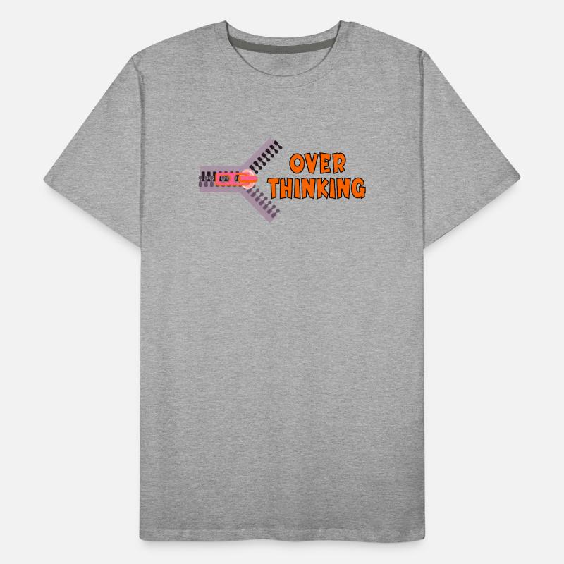 OVERTHINKING LIFE WISDOM Men's Premium Organic T-Shirt